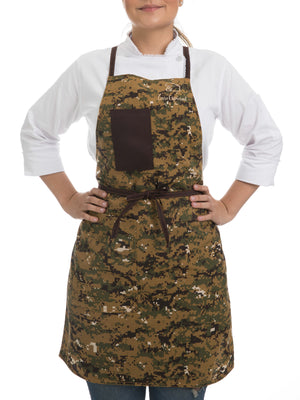 Delantal camuflado militar